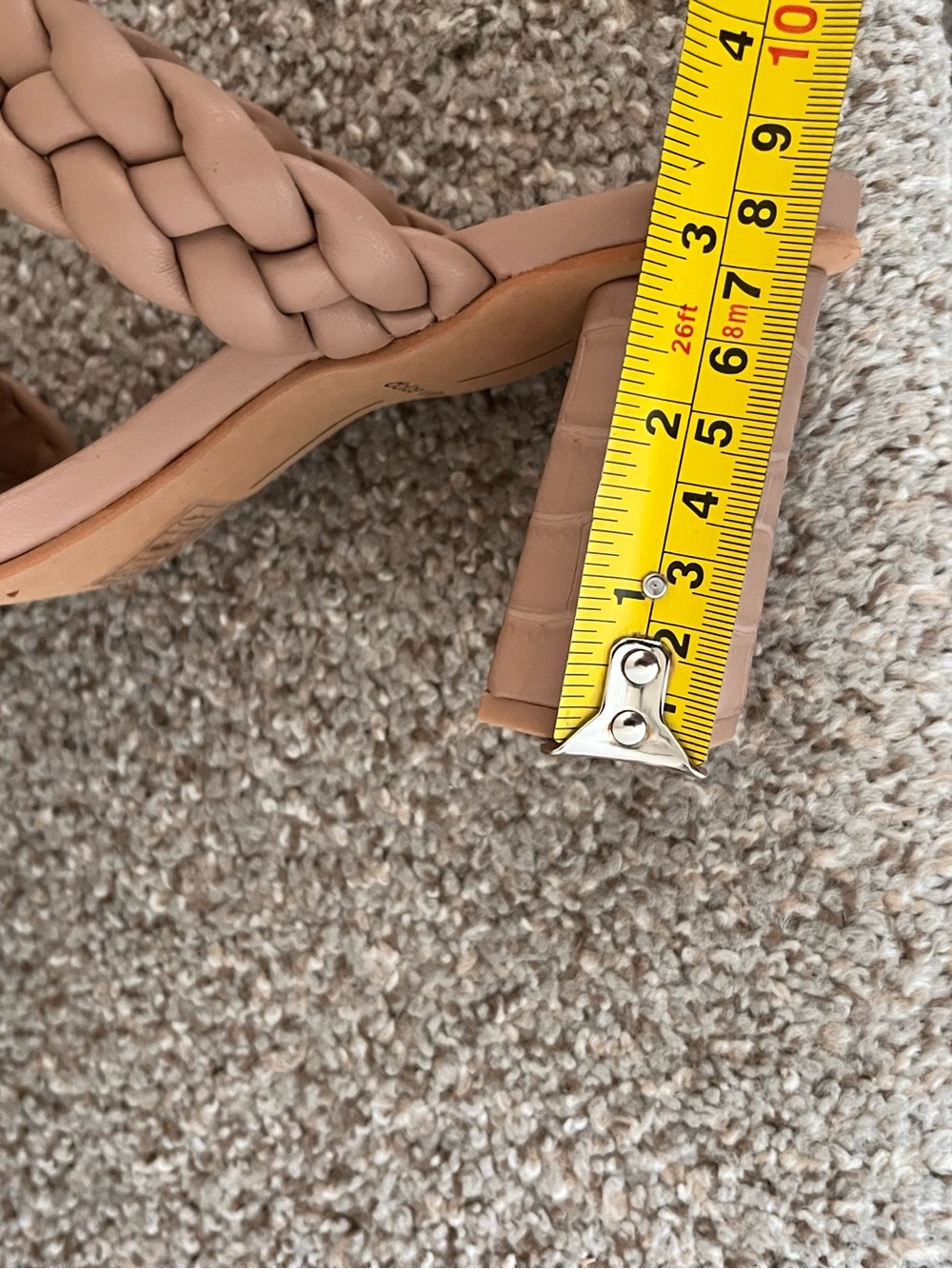 DOLCE VITA Braided Straps Sandals
Color Cafe Stella
Size 7.5
3 inch heel - Picture 5 of 13